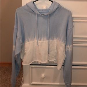 Tie Dye Cropped Hoodie